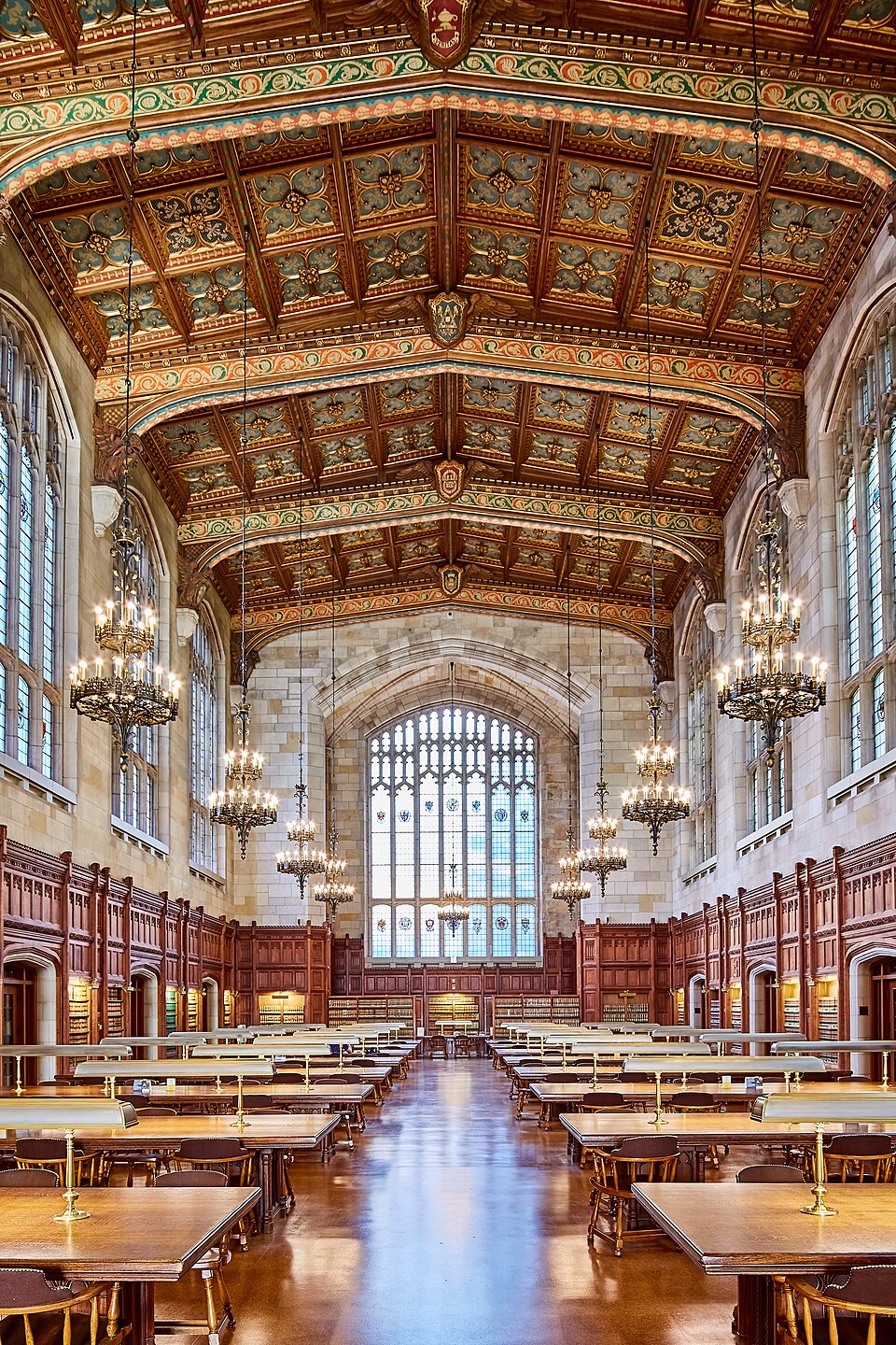 Law library interior